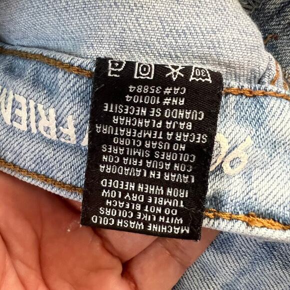 S.O.N.G. Women’s Light Blue Jeans,  Size 5/27, 90’s Boyfriend Jeans - Picture 9 of 9